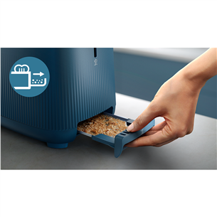 Philips 3000 Series, 900 W, blue - Toaster