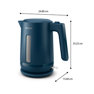 Philips 3000 Series, 1.7 L, blue - Kettle