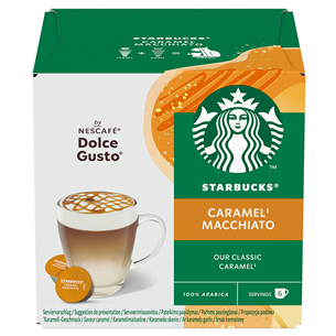 Kavos kapsulės Nescafe Dolce Gusto Starbucks Caramel Macchiato 7613036943529