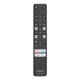 Savio RC-15, TCL TV, черный - Запасной пульт для телевизора