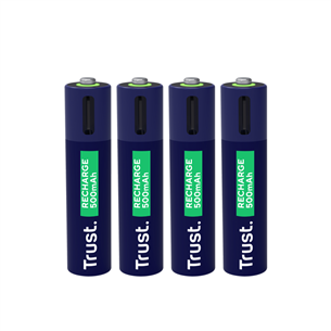 Trust USB-C rechargeable AAA batteries, 4 vnt. – Įkraunamos baterijos