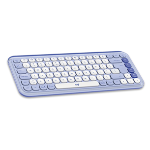 Logitech POP Icon Keys, US, lilac/off-white - Wireless keyboard