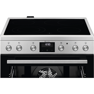 AEG 5000 Surround Cook, 73 л, ширина 60 см, нерж. сталь - Керамическая плита