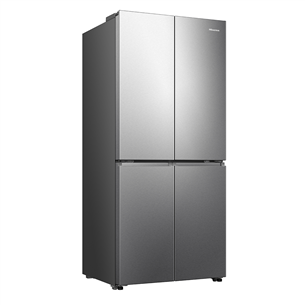 Hisense, Cross Door, No Frost, 483 L, height 179 cm, gray - SBS Refrigerator