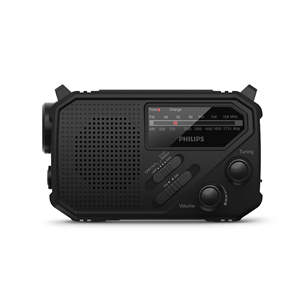 Philips TAR1609, black - Portable radio with flashlight TAR1609/00