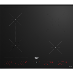 Beko, IndiFlex, width 59 cm, black - Built-in incution hob