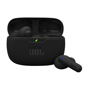 Belaidės ausinės JBL Wave Beam 2, juodos JBLWBEAM2BLK