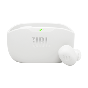 Belaidės ausinės JBL Wave Buds 2, baltos JBLWBUDS2WHT