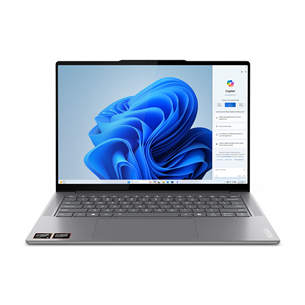 Nešiojamas kompiuteris  Lenovo Yoga Pro 7 14ASP9, 14,5 colių, 120 Hz, WQXGA+, OLED, Ryzen AI 9, 32 GB, 1 TB, Copilot+, ENG, pilkas 83HN0024LT