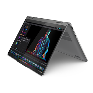 Nešiojamas kompiuteris  Lenovo IdeaPad 5 2-in-1 14Q8X9, 14'', OLED, X Plus, 16 GB, 512 GB, Copilot+, ENG, pilkas