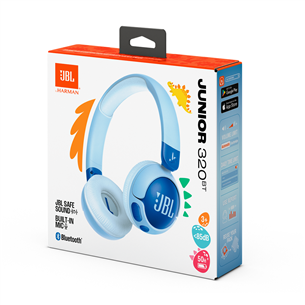 JBL Junior 320BT, blue - Wireless headphones