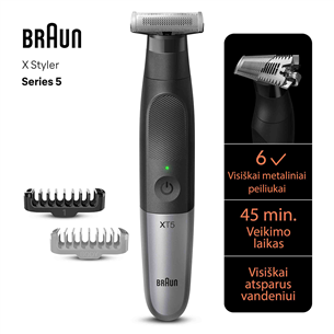 Braun Series X, black - Hybrid shaver