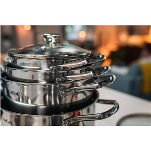 Tefal Cook Eat, 16/20/24 см, 7 предметов - Комплект кастрюль + крышки