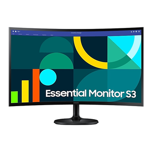 Samsung S36GD, 27'', 100 Hz, VA, FHD, lenktas, juodas - Monitorius LS27D360GAUXEN