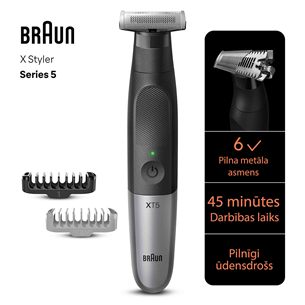 Braun Series X, black - Hybrid shaver