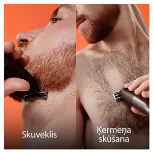 Skustuvas Braun Series X, juodas