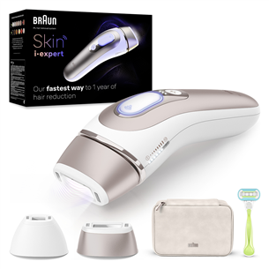 Braun IPL Skin i-Expert Pro 7 PL7147, baltas/auksinis - Fotoepiliatorius