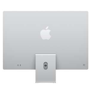 Apple iMac 24" (2024), M4 8C/8C, 16 GB, 256 GB, ENG, silver – Kompiuteris