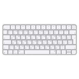 Apple Magic Keyboard with Touch ID, RUS, white - Wireless keyboard