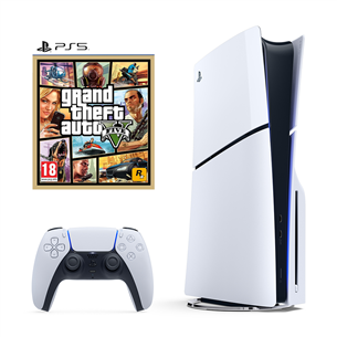 Sony PlayStation 5 Slim + Grand Theft Auto 5 - Žaidimų konsolė