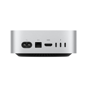 Apple Mac Mini (2024) M4 10C/10C, 16 GB, 512 GB, silver - Desktop PC