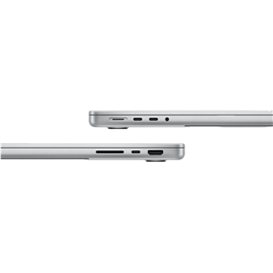 Nešiojamas kompiuteris  Apple MacBook Pro 14 (2024) M4 Pro, 12C/16C, 24 GB, 512 GB, ENG, silver