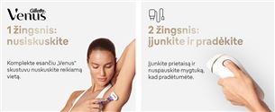 Braun Silk-expert Pro 5, baltas/auksinis - IPL Fotoepiliatorius