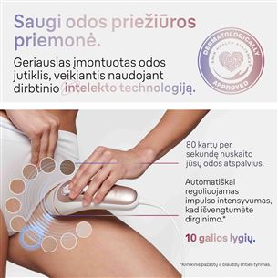 Braun IPL Skin i-Expert Pro 7 PL7147, baltas/auksinis - Fotoepiliatorius