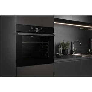 Hisense, 77 L, black - Built-in oven