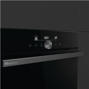 Hisense, 77 L, black - Built-in oven