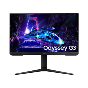 Monitorius  Samsung Odyssey G3, 24'', LED VA, 180 Hz, juodas LS24DG302EUXEN