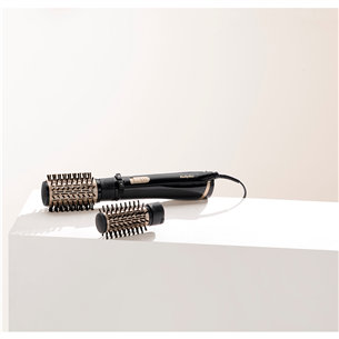 BaByliss Big Hair Dual 1000, 1000 Вт, черный/золотистый - Фен-щетка