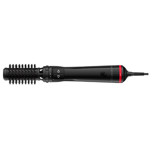 Rowenta x Karl Lagerfeld Brush Activ', 1000 W, black/red - Rotating air styler