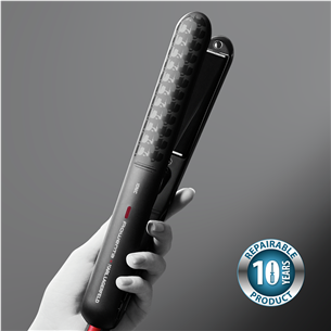 Rowenta x KARL LAGERFELD Optiliss, black - Hair straightener