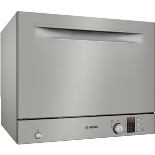 Bosch, Series 2, 6 place settings, silver - Compact dishwasher SKS2ITI00E