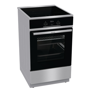 Gorenje, 70 L, width 50 cm, inox - Induction cooker with electric oven