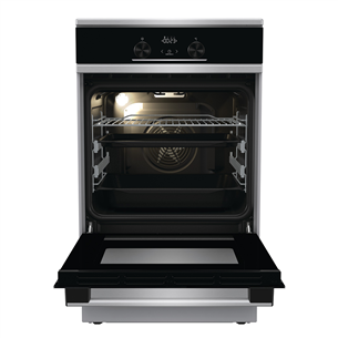 Gorenje, 70 L, width 50 cm, inox - Induction cooker with electric oven