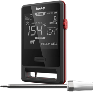 HerQs Pin PRO, black - Smart cooking thermometer HERQS005