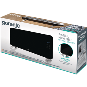 Gorenje, 2000 W, black - Heater