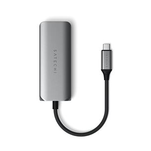 Satechi 4-in-1 USB-C Hub, LAN, space grey - USB hub