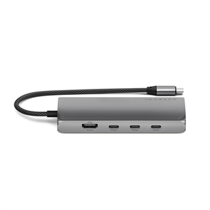 Satechi USB-C Multiport Adapter 8K With Ethernet V3, space grey - USB hub