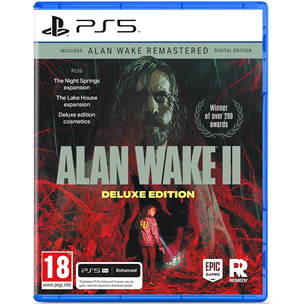 Žaidimas Alan Wake II Deluxe Edition, PlayStation 5 5056635609427