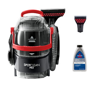 Kilimų ir apmušalų valymo įrenginys Bissell SpotClean® Pro, 750 W, juodas/raudonas 1558N