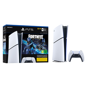 Sony PlayStation 5 Slim Digital + Fortnite Cobalt Star - Žaidimų konsolė 711719593751