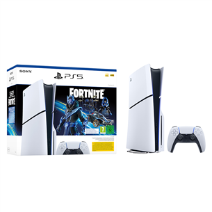 Sony PlayStation 5 Slim + Fortnite Cobalt Star - Žaidimų konsolė 711719593331