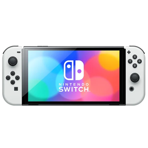 Žaidimų konsolės rinkinys Nintendo Switch OLED + Super Mario Bros. Wonder + NSO 12M, baltas