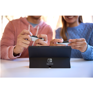 Žaidimų konsolės rinkinys Nintendo Switch OLED + Super Mario Bros. Wonder + NSO 12M, baltas