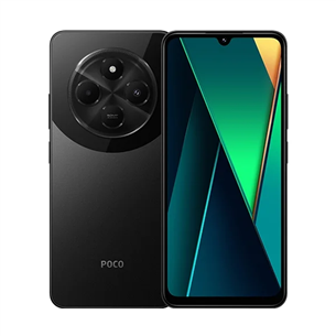 POCO C75, 6,88'', 6 ГБ, 128 ГБ, черный - Смартфон MZB0HSOEU