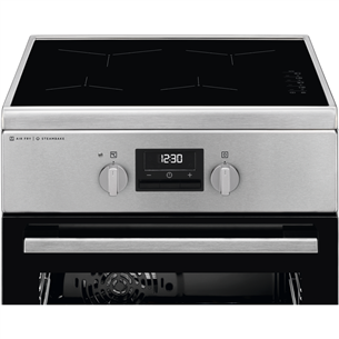 Electrolux 600 Series SteamBake, 58 L, width 50 cm, stainless steel - Induction cooker