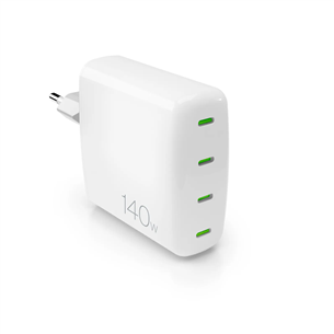 Įkroviklis Puro MiniPro Gan Wall Charger, 140 W, baltas PUFCMTCUSB3C140WGWHI